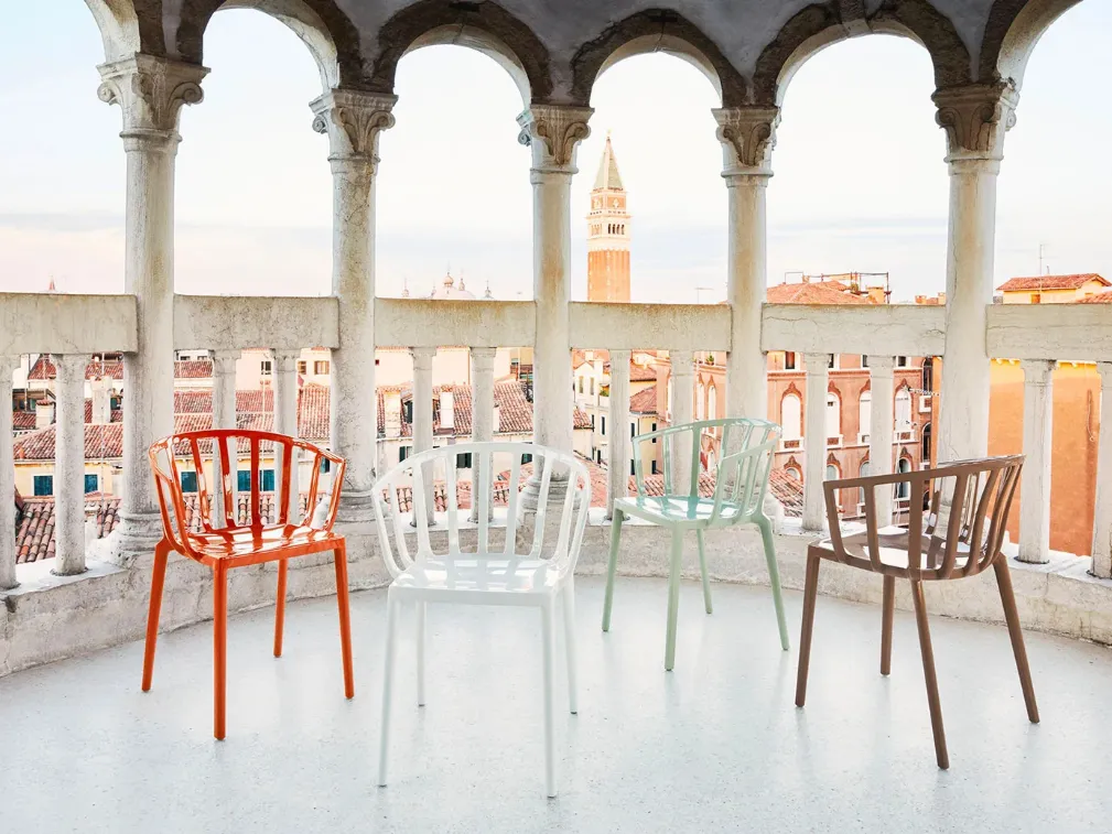 Sedia impilabile Venice di Kartell