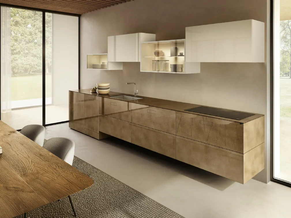 Cucina Design ad angolo 36e8 Project 2819 di Lago