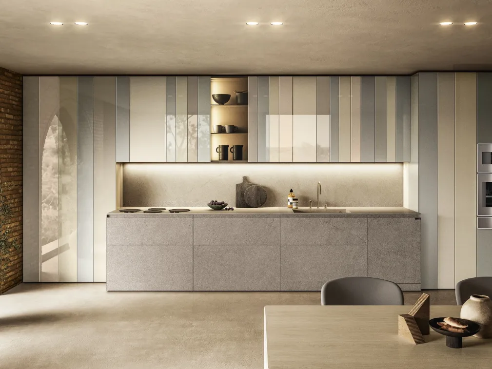 Cucina Design lineare NOW Project 2830 di Lago